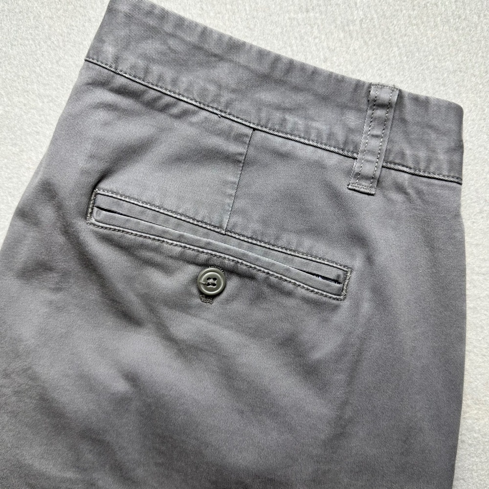 Bonobos Chinos Mens 32/30 Grey Slim Fit Straight Leg Cotton Twill Pants